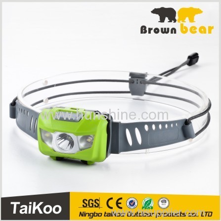 portable movement camping hiking led headlamp with ip66