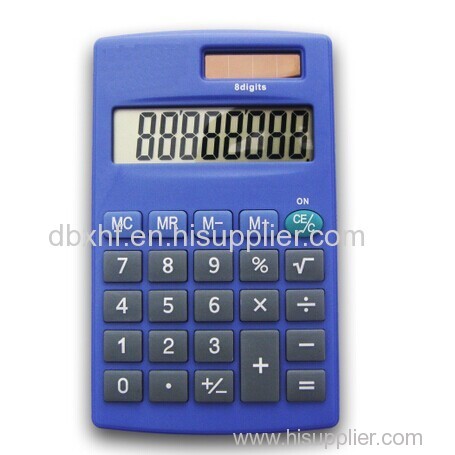 8 Digits Colorful Dual Power Promotional & Desktop Calculator