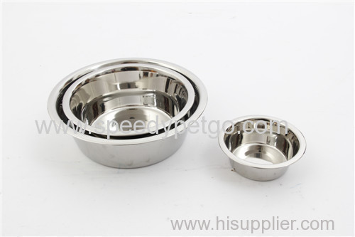 Classic and practica stainless steel pet bowl for dog