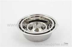 stainless steel pet bowl