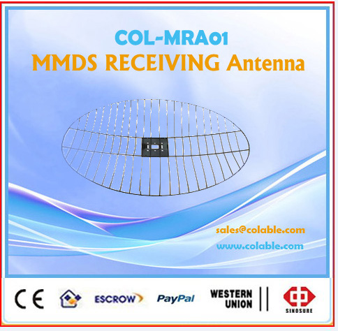 Digital tv receiving dish antenna MMDS microwave satellite antenna