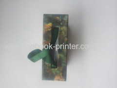 Print high-grade PVC paperboard prayer gift box with sponge hardboud diary metal box and silk ribbons