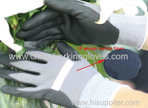 Foam Nitrile Coated Gloves