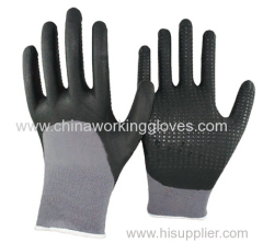 Foam Nitrile Coated Gloves