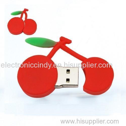 Cherry shape USB flash drive