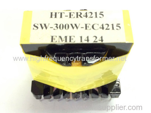High frequency ER series switch transformer UL RoHS approved ER type transformer customized are welcomed