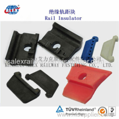rail fastener railway insulatoar/China Manufacture rail insulator/Supplier of rail liner/rail insulator for UIC60 UIC54