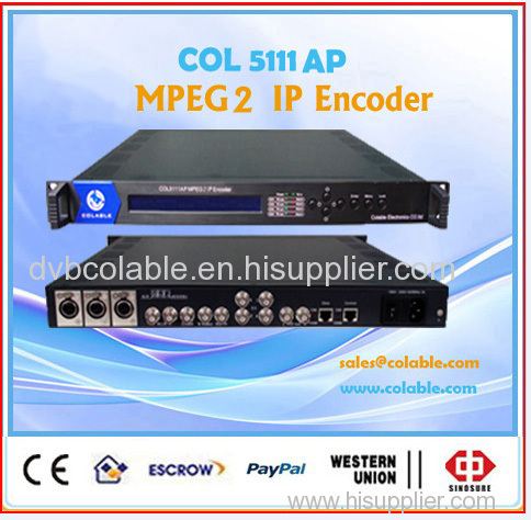 Mpeg2 sd sdi to ip encoder