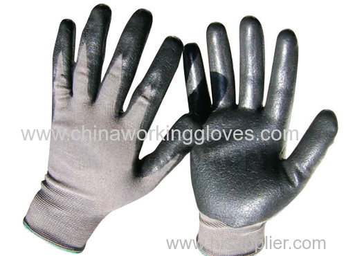 Foam Nitrile Coated Gloves