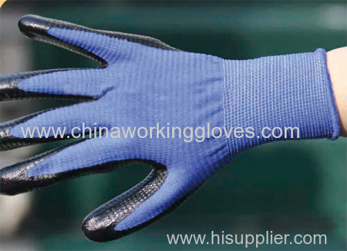 Smooth Nitrile Coated Gloves