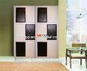 Exquisite 4 x 8 Dressing Room / Bedroom Leather Sliding Door Acrylic Sheet