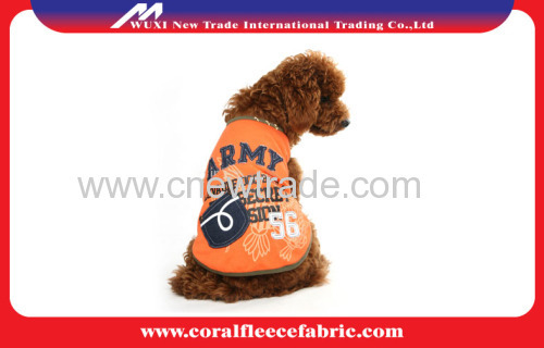 Comfortable cool cotton Pet Clothes for dog