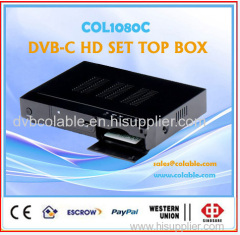 High Definition cable tv set top box support 1080p USB PVR