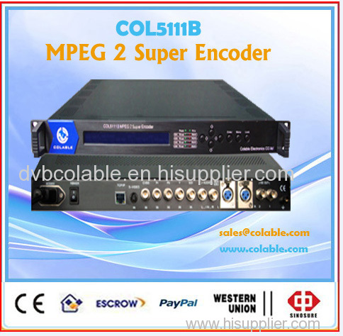 mpeg2 mpeg4 h.264 hd encoder to ip unicast multicast composite video encoder with SDI CVBS YPbPr and HDMI inputs