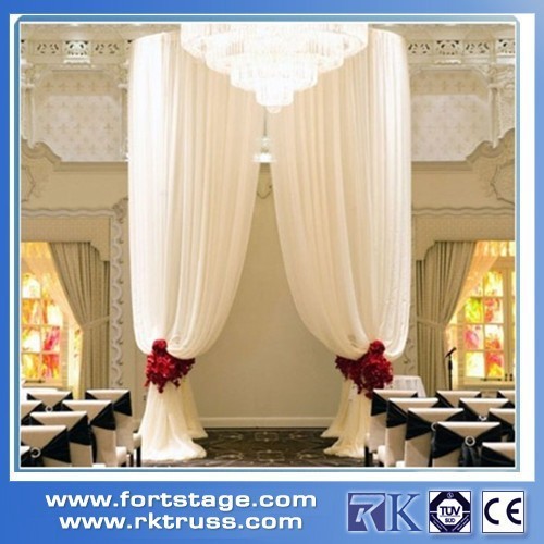 pipe and drape hardware for wedding decoration, event wedding aluminum backdrop stand pipe drape