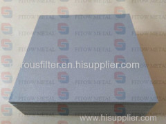 3.0*190*190MM GR2 micropore Titanium Sinter filter sheet