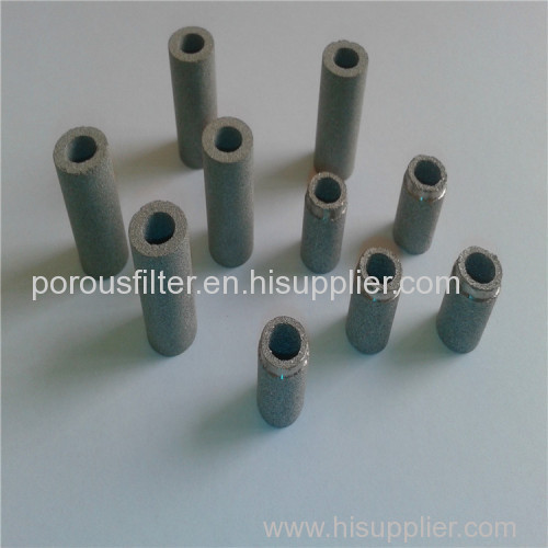Porous metal filter element