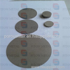 SS316 stainless steel or Titanium sintered metal filter in mesh disc