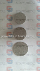 sintered porous metal media.