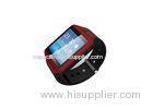 Dual Core Android Bluetooth Smart Watches for men , Red android wrist watch