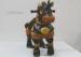Lovely Kiddie Rides Machine Children's Mascot Non-electric Gema Black Horse
