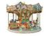 12 Player Kiddie Carousel Rides Kids Playground Equipment Carousels with Fiberglass