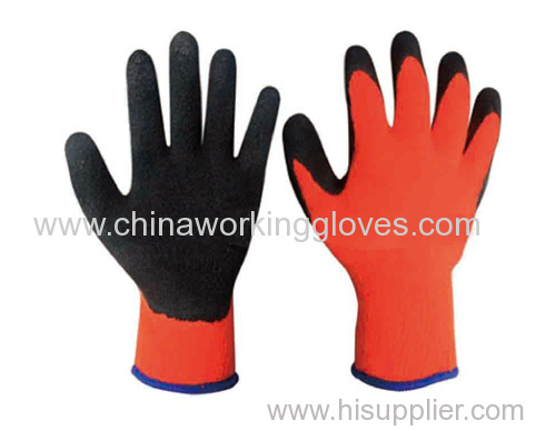 Crinkle Latex Coated Gloves