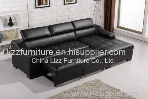 Storage Sofa Bed with Chaise