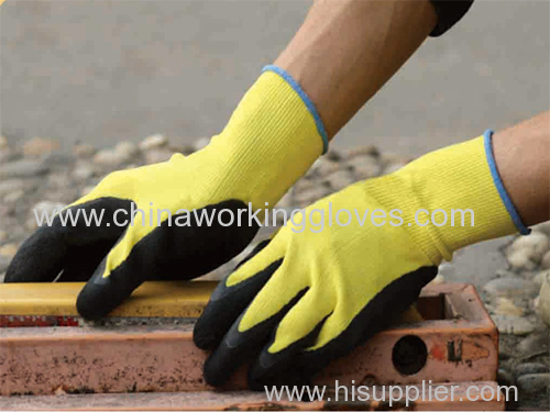 Foam latex Coated Gloves