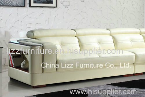 Dubai L Shaped Leather Sofa