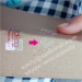 transparent void tamper proof seal stickers