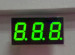 Seven segment led display 0.4 inch of 3 digits for instrumentation