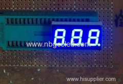 7 segment led display/0.4inch blue color 3 digit led display for different uses