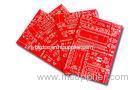 FR4 2 layers Red Solder Mask Double Sided PCB Board with White screen