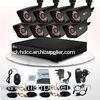 Wireless Waterproof CCTV DVR Kit Linux Based , H.264 8ch CCTV Camera System