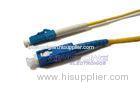 SC to LC Singlemode Optical Fiber Patch Cord 8.3 / 125 um Zipcord Cable , Fiber Jumper
