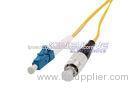 Duplex Singlemode ST to LC Optical Fiber Patch Cord Pigtail with 3.0mm OD Cable Jacket