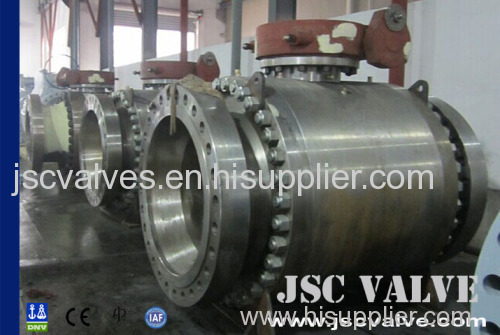 3pc forged trunnion ball valve