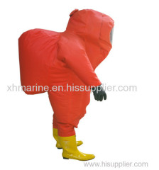 High Performance Heavy Duty Type Chemical Protective Suit(Air Respirator Included)
