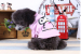 2015 hot sell Pink Cotton dog T-shirt for spring and summer