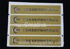 Heat - Resistant Adhesive 3D Domed Resin Labels With Embossed Text