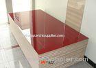 Internal 9mm / 10mm Moisture Resistant MDF Board , Red Furniture / Office Partition Panels