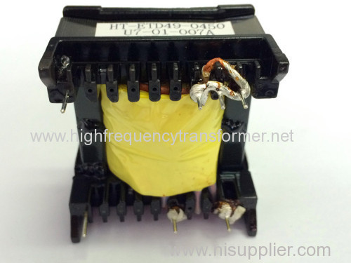 etd49 transformer with high frequency switching transformer for industrial automatic controls