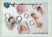 OEM customized plastic photo keychain ,acrylic photo keyring souvenirs