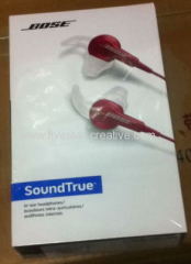 New Bose Sound True In-Ear Canal Earbud Headphones Red Cranberry for iPod iPhone iPad