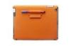Orange Dustproof Shock Resistant Ipad Protective Case With Pen Holder