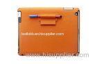 Orange Dustproof Shock Resistant Ipad Protective Case With Pen Holder