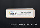 Corference PrintedPlastic Name Badges , Plastic Name Tags With Pins
