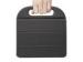 Black Pu / Genuine Leather Ipad Air / Mini Protective Case With Handle