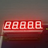 0.56&quot; five digit 7 segment led display super red common cathode for digital indicator
